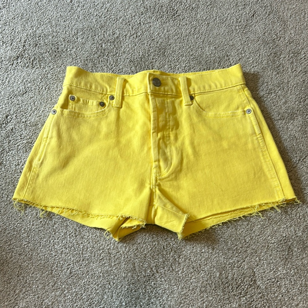Yellow GAP shorts